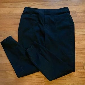 Loft Skinny Curvy Fit Black Pants